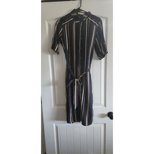 Striped Button Down Dress